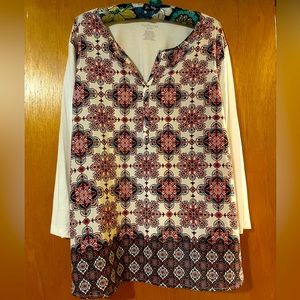 Van Heusen pop over top size XL